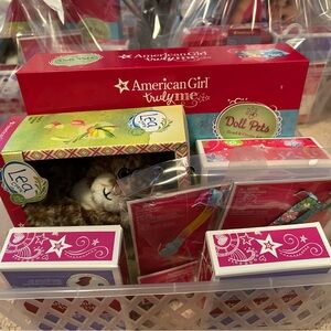 AMERICAN GIRL Doll Pet (Cat)  Gift Basket
